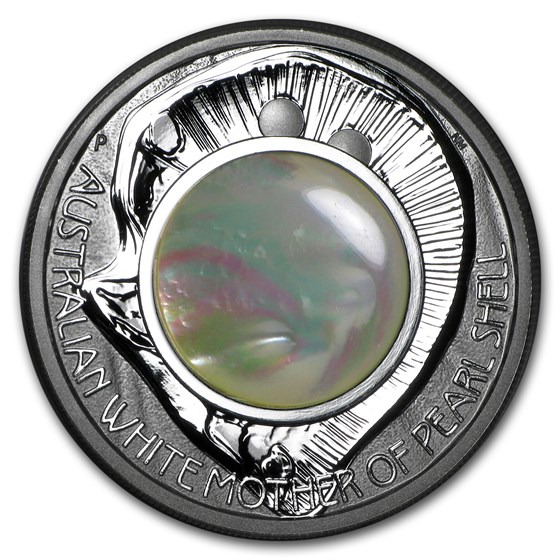 2015 Australia 1 oz Silver Mother of Pearl Shell Proof 2015 Australia 1 oz Silver Mother of Pearl Shell Proof